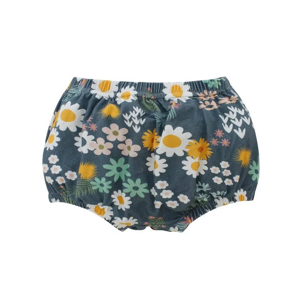 Blue floral bloomer